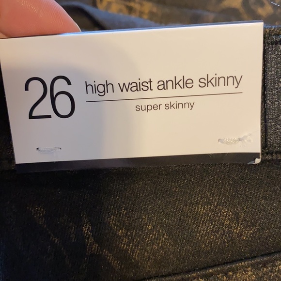 7 for All Mankind snake print high waist skinny - Picture 5 of 6